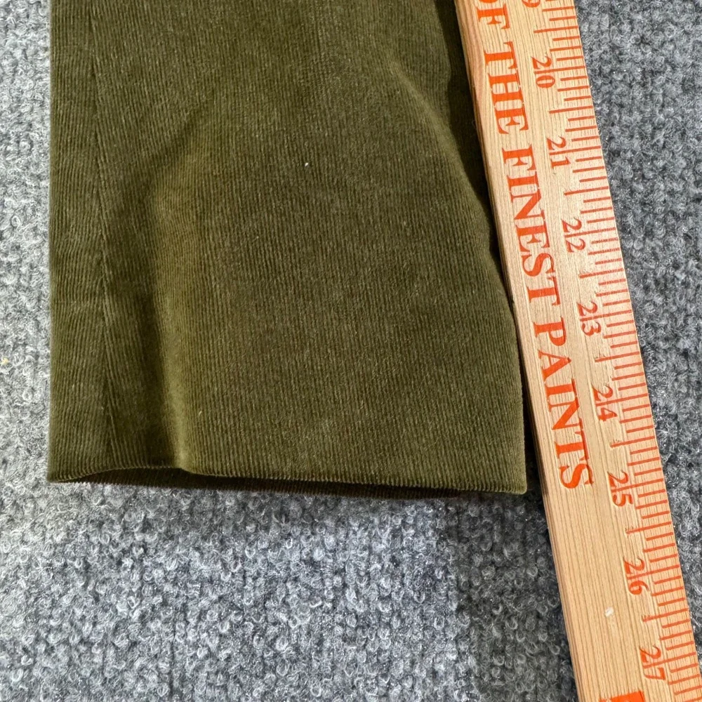 Brooks Brothers Red Fleece Sport Coat Mens 40R Corduroy Slim Olive Green Blazer